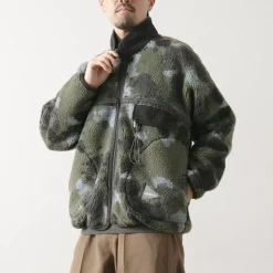 AND WANDER / Gramicci Jacquard Tape Fleece Jacket