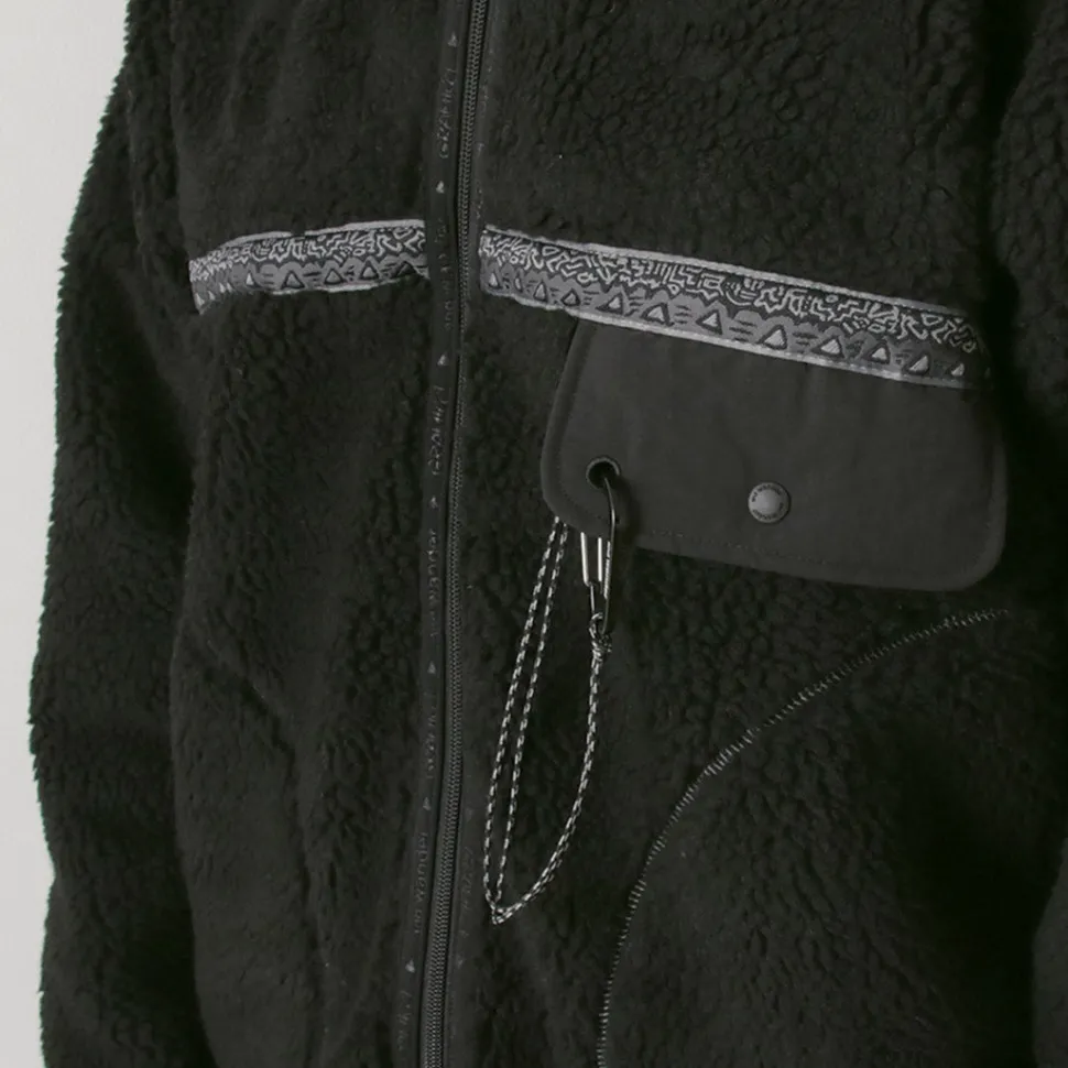 AND WANDER / Gramicci Jacquard Tape Fleece Jacket