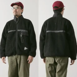AND WANDER / Gramicci Jacquard Tape Fleece Jacket