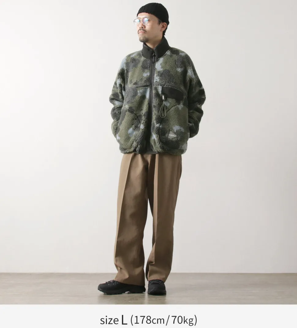 AND WANDER / Gramicci Jacquard Tape Fleece Jacket