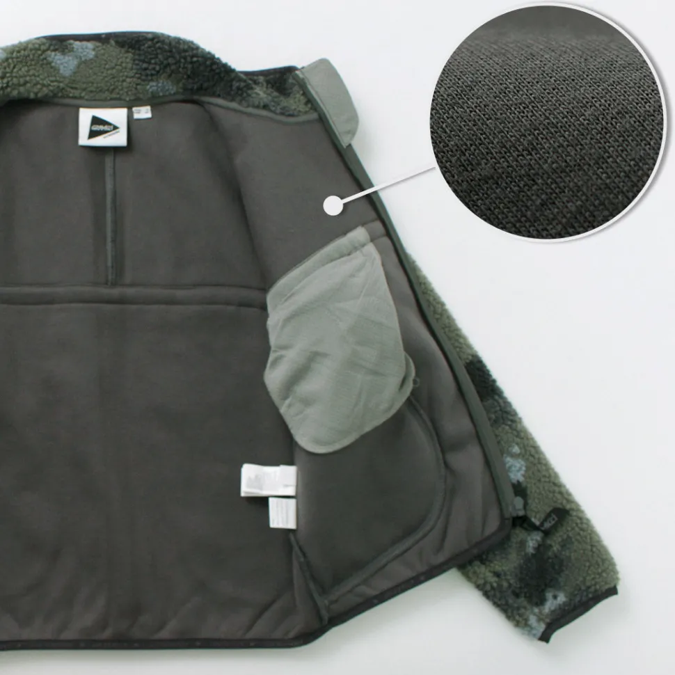 AND WANDER / Gramicci Jacquard Tape Fleece Jacket