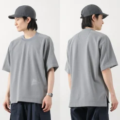AND WANDER / UV-cut dry short sleeve t-shirt