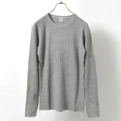 BARNS / BR-3050 Big Waffle Long Sleeve Thermal / T-shirt