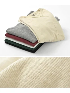 BARNS / BR-1101 Hanging jersey S/S V-neck