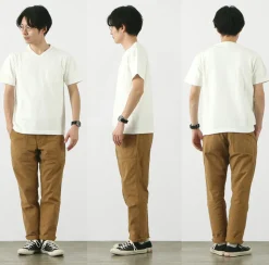 BARNS / BR-1101 Hanging jersey S/S V-neck