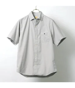 BARNS / BR-5266 Ox S/S button-down shirt