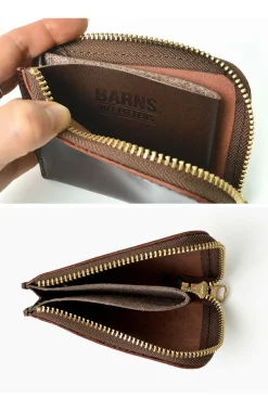 BARNS / L-shaped zipper mini wallet