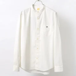 BARNS / Ox Band Collar Shirt