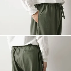 BASISBROEK / MOREMO Wide Pants High Count Flannel