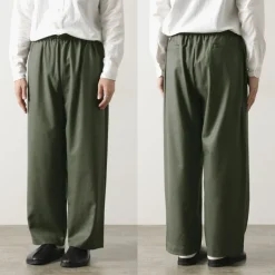 BASISBROEK / MOREMO Wide Pants High Count Flannel