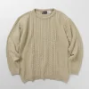 BINGHAMTON KNITTING COMPANY / Fisherman Pullover Cotton Knit