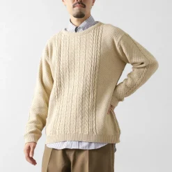 BINGHAMTON KNITTING COMPANY / Fisherman Pullover Cotton Knit
