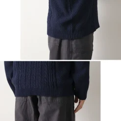 BINGHAMTON KNITTING COMPANY / Fisherman Pullover Cotton Knit