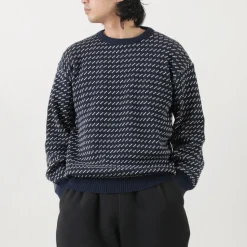 BINGHAMTON KNITTING COMPANY / Birds Eye Crew Sweater