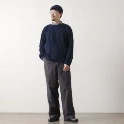 BINGHAMTON KNITTING COMPANY / Fisherman Pullover Cotton Knit