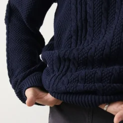 BINGHAMTON KNITTING COMPANY / Fisherman Pullover Cotton Knit