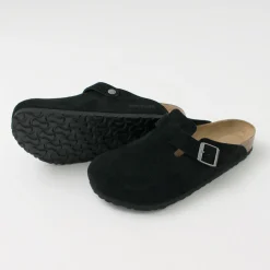 BIRKENSTOCK / Boston Suede Leather Sandals