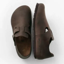 BIRKENSTOCK / LONDON / Oiled Leather Oiled Nubuck Leather Shoes