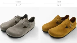 BIRKENSTOCK / LONDON / SUEDE LEATHER VELOUR LEATHER SHOES