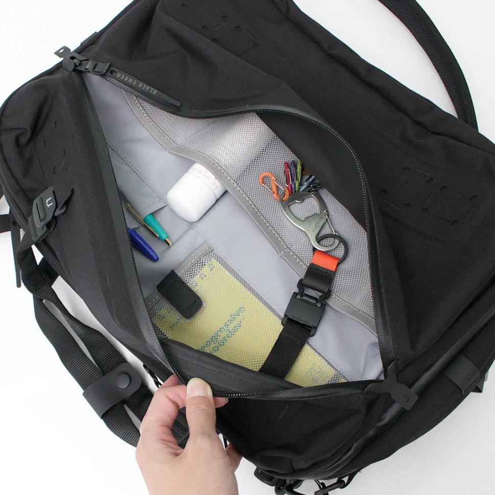 BLACK EMBER / CORDURA FORGE 500 Denier 3WAY Travel Backpack