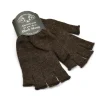 BLACK SHEEP / Fingerless knit gloves