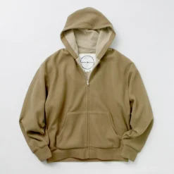 BURLAP OUTFITTER / Grid Fleece Lined Zip Hoodie