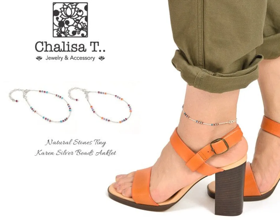 CHALISA T.. / Natural Stone Anklet