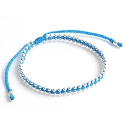 CHALISA T.. / Silver Ball Beads Duo Bracelet