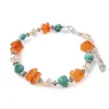 CHALISA T.. / Turquoise Amber Pearl Combi Bracelet
