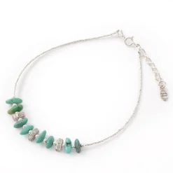 CHALISA T.. / Turquoise Tiny Beads Anklet