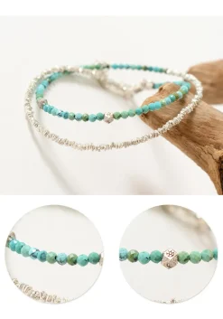 CHALISA T.. / Turquoise W Wrap Bracelet Karen Silver