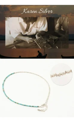 CHALISA T.. / Turquoise W Wrap Bracelet Karen Silver