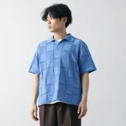 COOHEM / Links Check Knit Pullover