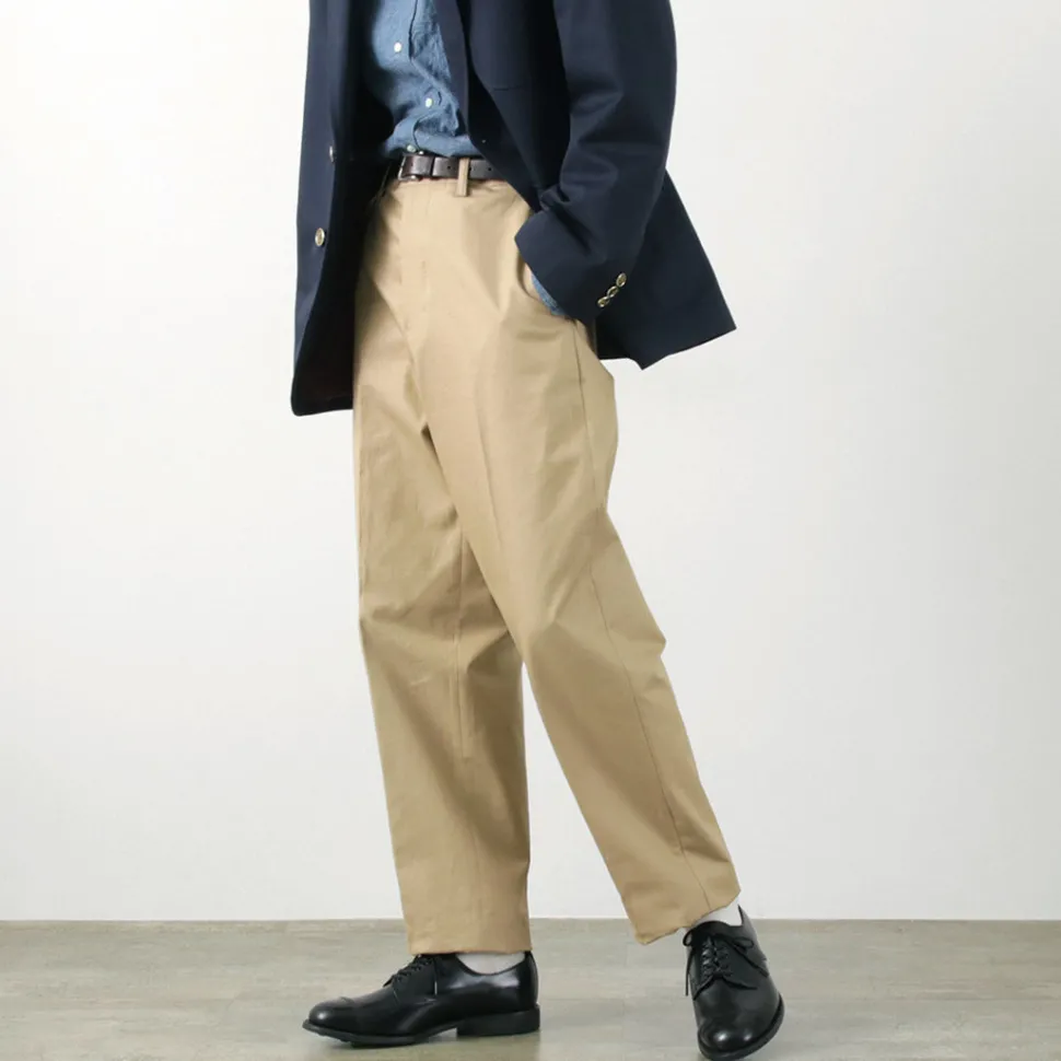 D.C.WHITE / High Density tapered pants