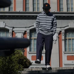 D.C.WHITE / High Density tapered pants