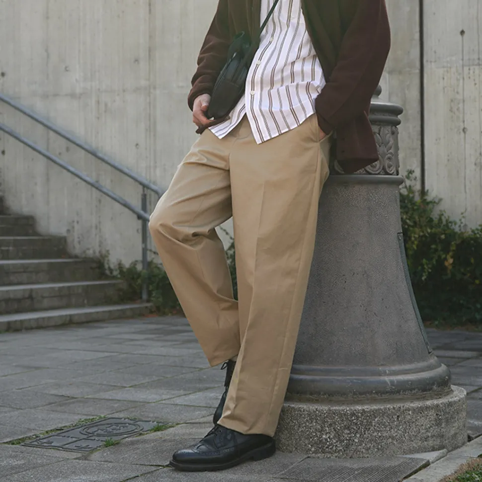 D.C.WHITE / High Density tapered pants
