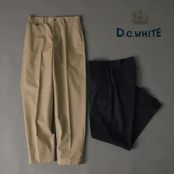 D.C.WHITE / High Density tapered pants