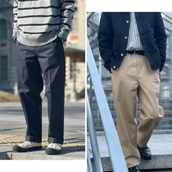 D.C.WHITE / High Density tapered pants