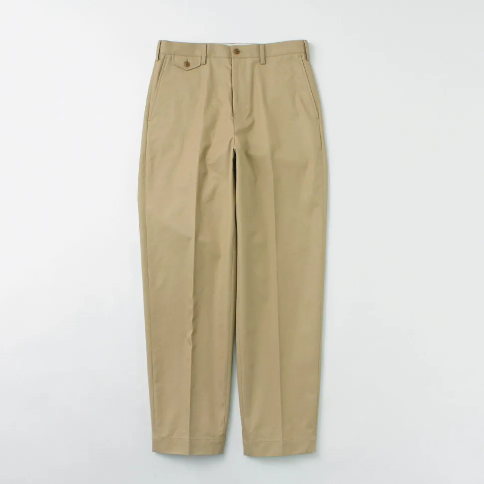 D.C.WHITE / High Density tapered pants