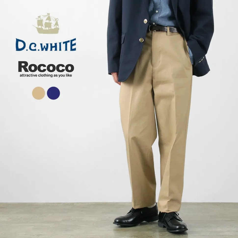 D.C.WHITE / High Density tapered pants