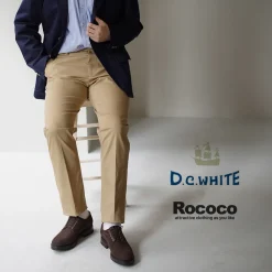 D.C.WHITE / High-density Chino Stretch Slim Tapered Pants
