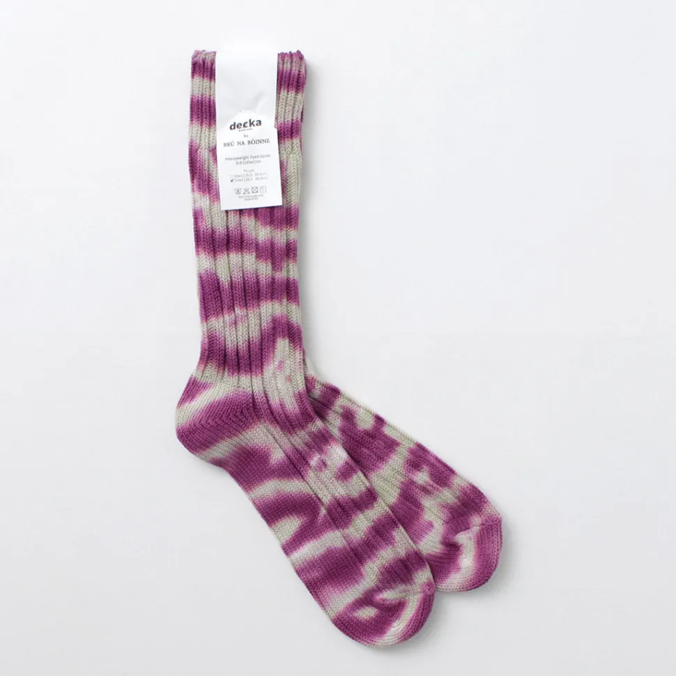 DECKA QUALITY SOCKS / Heavyweight tie-dye socks