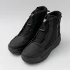 DESCENTE / High Cut Side Zip Lace Up Boots