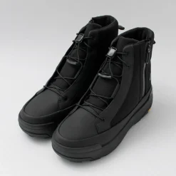 DESCENTE / High Cut Side Zip Lace Up Boots