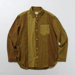 DIP/DZT / Checked combination shirt