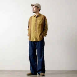 DIP/DZT / Checked combination shirt