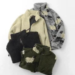 FARFIELD ORIGINAL / Jacquard Woven Boa Fell Jacket