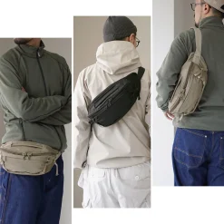 F/CE. / Recycled twill tactical waist bag