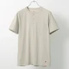 FELCO / Pocket Henley Neck T-shirt