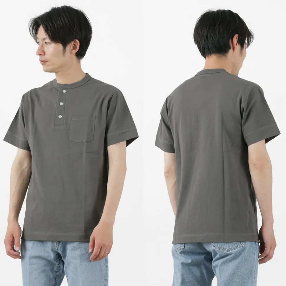FELCO / Pocket Henley Neck T-shirt